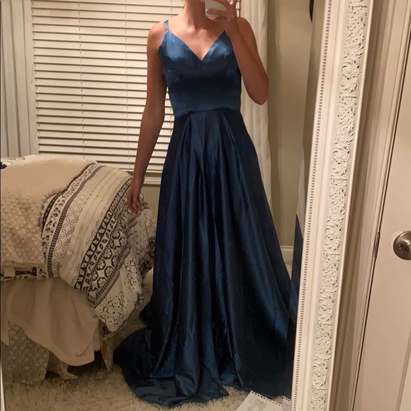 Ombré Prom: TEAL - Picture 7 of 11